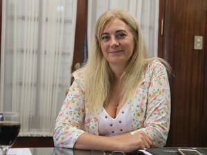 Adm. Cecilia Njera, presidenta de la Cmara de Administradores de La Plata.