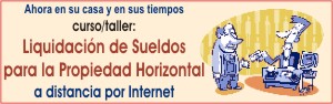 Curso/taller de Sueldos para Propiedad Horizontal