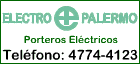 Electro Palermo - Porteros Elctricos - Equipos Visores / Circuitos Cerrados TV / Electricidad General / Factor de Potencia / Semforos / Luz de Emergencia /Service Autorizado y Distribuidor Atomlux