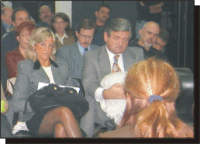 La Adm María Teresa Vanzini y el Adm. Jorge Hernández escuchan los fundamnetos de la ley 941 de boca de la diputada Dra Sandra Dosch