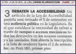 La nota tal cual sali en el matutino Clarn del lunes 18 de agosto del 2003