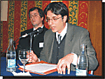 El Lic. José Luis Acevedo y el Adm Adrián Hilarza