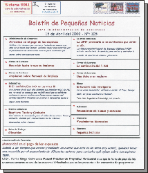 Boletn de Pequeas Noticias