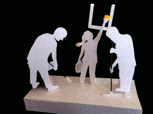 Maqueta de la obra a emplazarse en Parque Patricios.