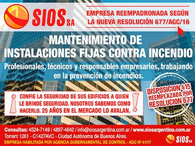 SIOS SA / Mantenimiento de Instalaciones Fijas contra Incendio.