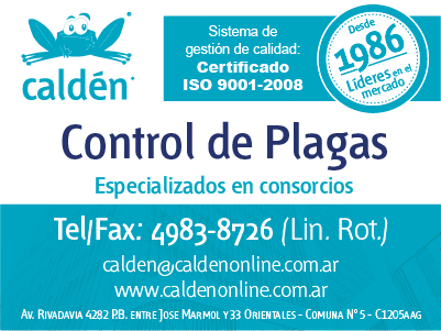 Caldn: Control de plagas.