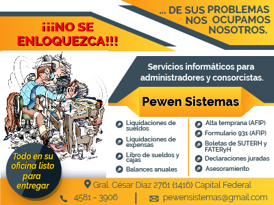 Servicios informticos para administradores y consorcios.