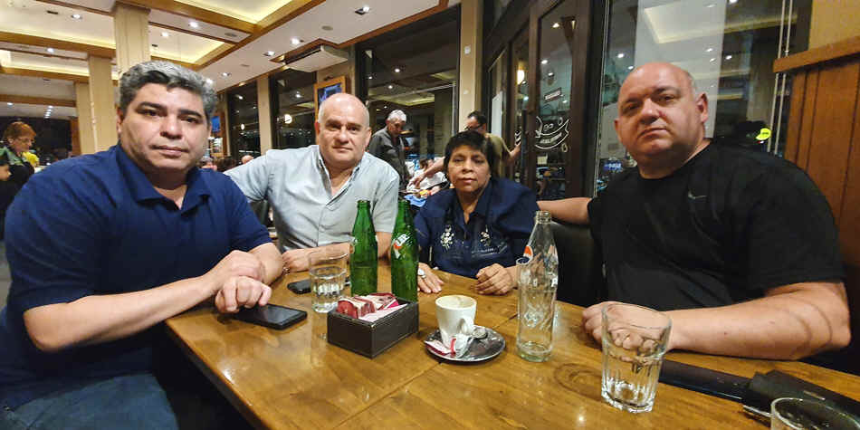 De izquierda a derecha: Rafael Baldovin, Andrés Bustos, Norma Benítez y Juan Pablo Li Rosi.