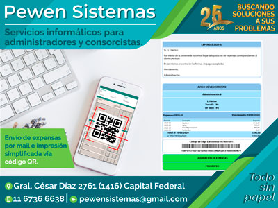 Pewen Sistemas: Liquidacin de expensas y sueldos para Propiedad Horizontal