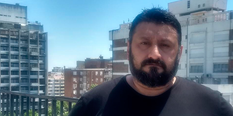 Jorge Cabrera, secretario de Prensa y Difusin del Frente Nacional de Trabajadores de Edificios.