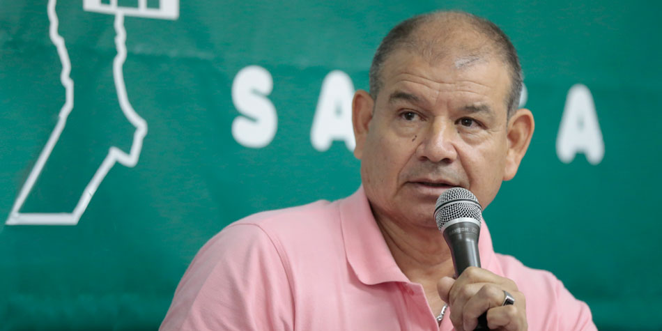 Gabriel Irala, presidente del Frente Nacional de Trabajadores de Edificios [Foto archivo de Pequeas Noticias]