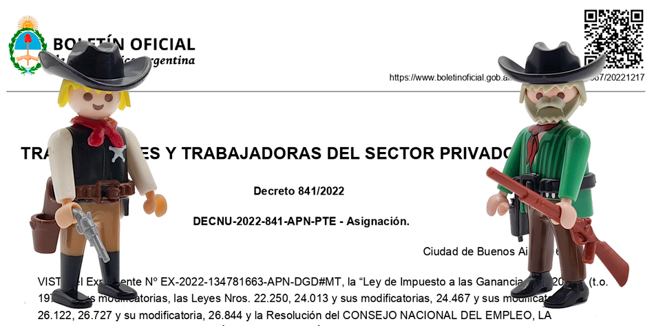 rabajadores y empleadores enfrentados por el bono de 24 mil pesos [Fotoilustración Pequeñas Noticias]