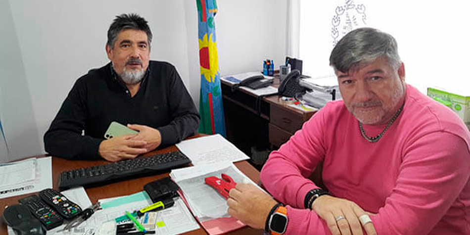 Mario Fernndez (secretario general) y Pablo Ravagni (secretario gremial) [Foto: LoQuePasa.net]