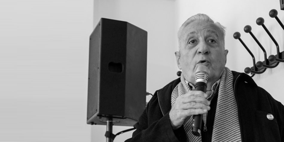 Pepe Santa Mara. En esta foto de septiembre de 2018 Pepe ya tendra 81 aos [Foto: SUTERH].