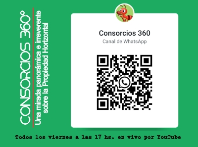 Consorcios 360, el programa period�stico m�s completo y popular sobre propiedad horizontal.