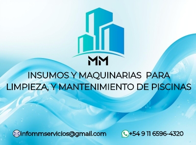 MM Insumos y maquinarias para limpieza y mantenimiento de piscinas.