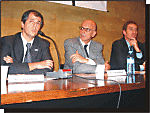 Adm. Adrin Hilarza, Sr. Jorge Telerman y Leg. Diego Santilli