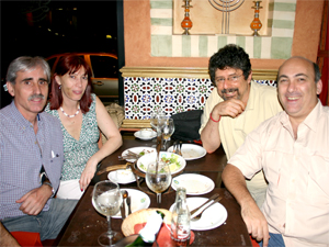 De izq. a der.: Jorge Ferrera, Diana Sevitz, Claudio García de Rivas y Norberto Willinski.