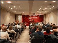 El Dr. Osvaldo Loisi y la Dra. Rita Sessa en una de las clases que dictaron en la Defensora del Pueblo de la Nacin.