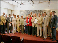 Alumnos, docentes y autoridades de la CAPHyAI en la entrega de diplomas