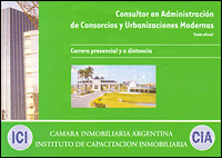 Nueva Carrera a distancia de Consultor en Administracin de Consorcios y Urbanizaciones Modernas del ICI