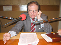 Dr. Jorge Resqui Pizarro en el programa de radio Consorcios Hoy.