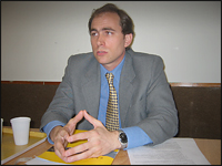 Lic. Andrés Cuadau, coordinador de la Comisión de Defensa del Usuario, Consumidor y Consorcista de la Fundación Creer y Crecer.