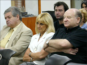 Adm. Jorge Hernndez, Mara Teresa Vanzini y el Adm. Pedro Palumbo.