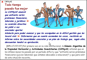 CAPHyAI: Pasaron los tiempos en que "el seoro bastaba para hacer valer nuestros puntos de opinin".