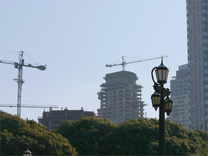 Esta ao, en Caballito, comenz con una fuerte cada en la cantidad de metros autorizados.