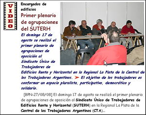 El encuentro cont con la participacin de las agrupaciones: La Nueva Verde de Mar del Plata, 1 de Mayo de La Plata y 20 de Diciembre de Capital Federal