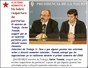 Carlos Tomada: "sigamos atentos este proceso".