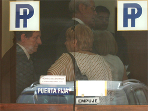El Lic. Horacio Bielli durante la elección de autoridades -impugnada por la IGJ- de diciembre de 2008.