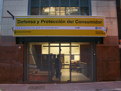 Sede de Defensa y Proteccin del Consumidor de la CABA en la calle Moreno 1170 de esta ciudad.