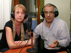 Ricardo Gonzlez y Marcela Lpez, presidente y directora de contenidos del sitio Informacin Profesional Sistematizada (IPS).