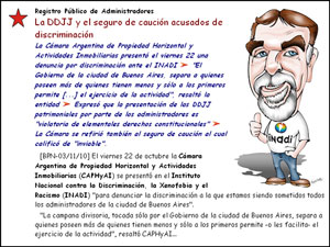 El tema de los bienes que se deben poseer para ejercer una profesin excede a la administracin de consorcios.