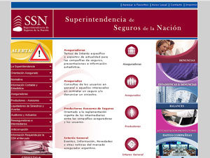 Sitio de la Superintendencia de Seguros de la Nacin .