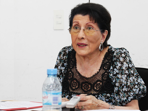 Sra. Teresa Villanueva, presidenta de ACCABA.