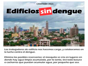 Campaa 2013 "Edificios sin Dengue".