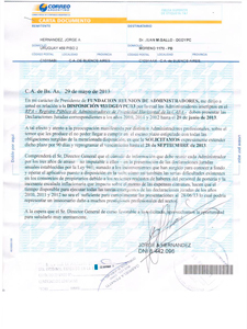 En su carta documento Hernndez le pidi a Gallo que extienda el plazo por 90 das.