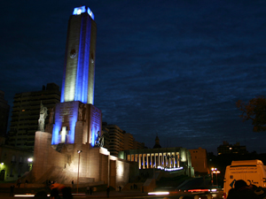 Monumento a la Bandera en la ciudad de Rosario.