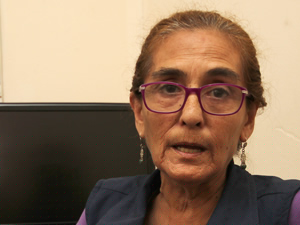 Cristina Lescano, titular de la cooperativa El Ceibo RSU.