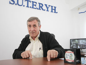 Juan Domingo Rodrguez, secretario general de SUTERyH Mar del Plata.