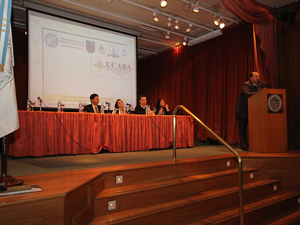 El presidente de APARA inaugura la Segunda Jornada de Propiedad Horizontal en la Facultad de Ciencias Econmicas en la UBA.