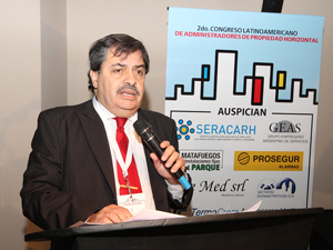Adm. Daniel Tocco, presidente de la Cámara Argentina de Propiedad Horizontal y Actividades Inmobiliarias.