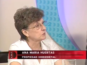 Ana Mara Huertas, presidenta de la Asociacin Civil de Consorcistas de la Propiedad Horizontal de Mar del Plata (ACoPH).