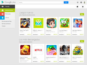 Las aplicaciones Android se utilizan no sólo en móviles sino también en tablets y televisores inteligentes.