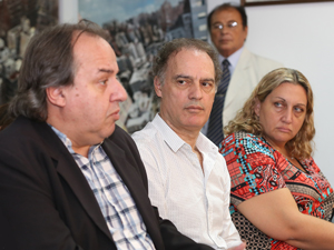 Fernando Muoz, Anbal Ibarra y Mara de la Cruz Rachid.