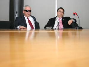 Dr. Eduardo Awad y Dr. Jorge Rizzo, presidente y expresidente del CPACF respectivamente.