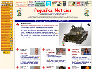 Sitio de Pequeas Noticias en la Web.